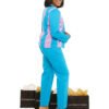 Pastel blue and purple "Knew" Jacket suit