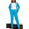 Pastel blue and purple "Knew" Jacket suit