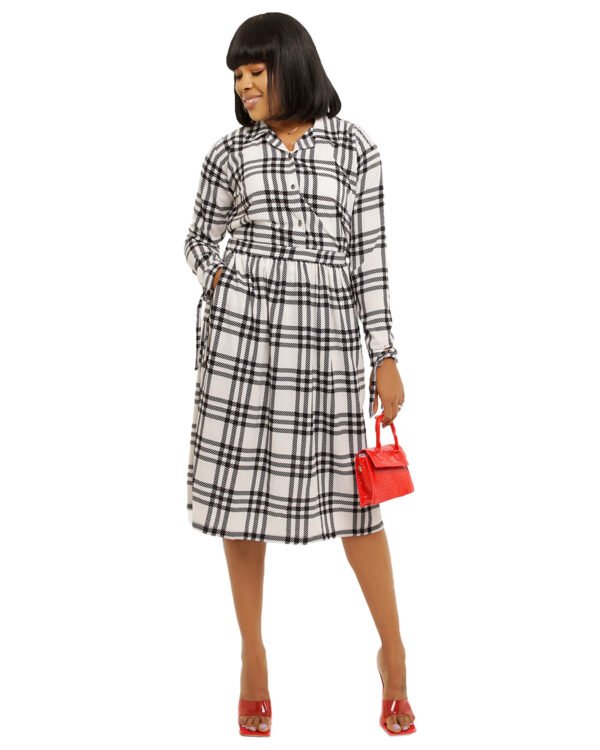 Black & White plaid "Destiny" Skirt Set