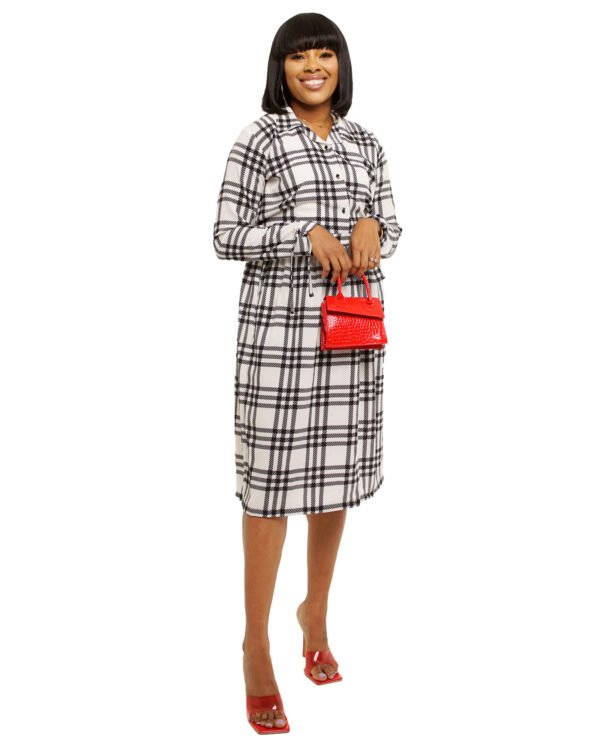 Black & White plaid "Destiny" Skirt Set