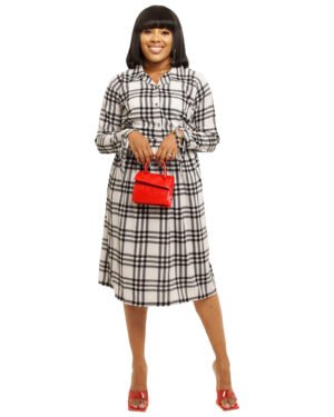 Black & White plaid "Destiny" Skirt Set