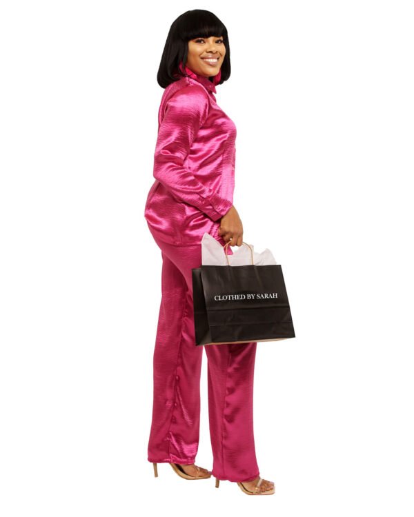 Rose pink "Settled" Pants set