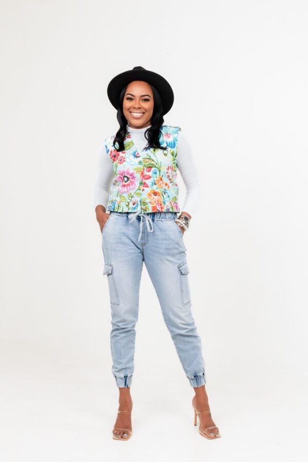 Floral "Summer" Vest