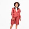 Cinnamon Brown "Statement" Shorts Suit
