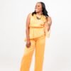 Mustard Yellow "Staycation" Pants Set