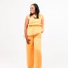 Mustard Yellow "Staycation" Pants Set