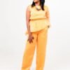 Mustard Yellow "Staycation" Pants Set