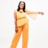 Mustard Yellow "Staycation" Pants Set