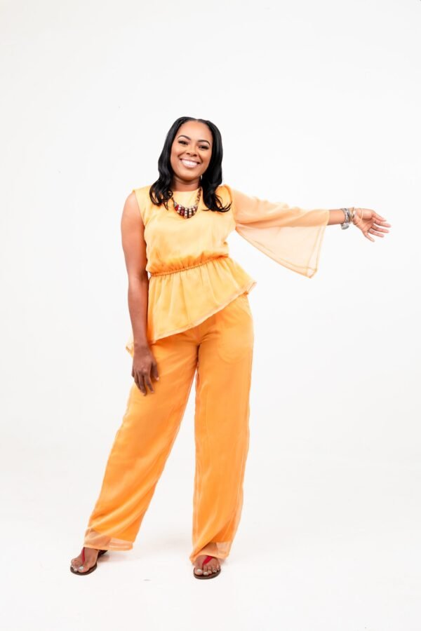 Mustard Yellow "Staycation" Pants Set