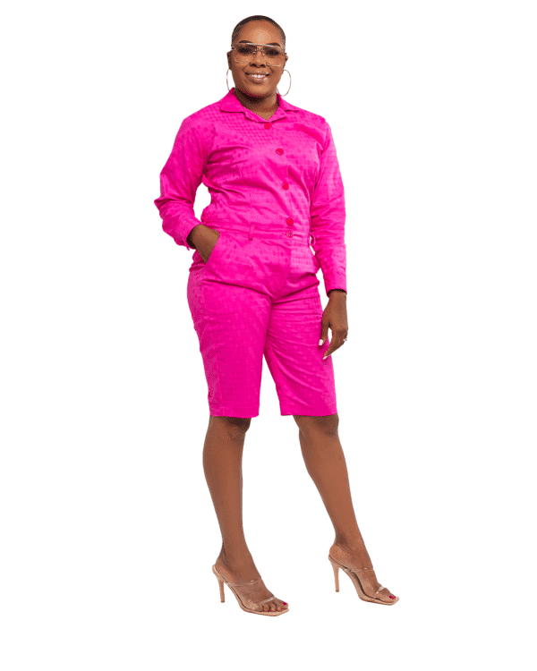 Rose Pink "Chill" Shorts Set