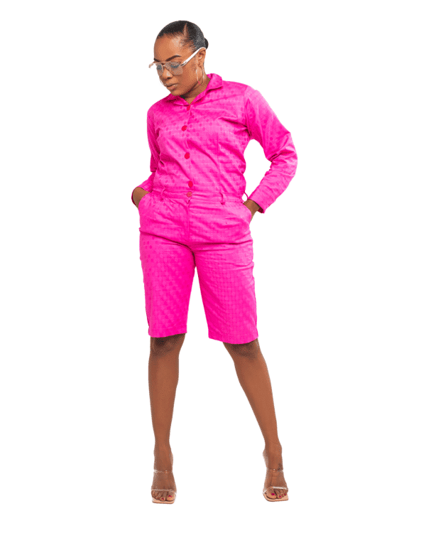 Rose Pink "Chill" Shorts Set