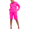 Rose Pink "Chill" Shorts Set