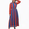 Orange & Blue "Grace" Dress