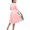 Peach & Green "Spring" Dress