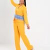 Mustard Yellow "Tulled" Jacket Suit
