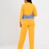 Mustard Yellow "Tulled" Jacket Suit