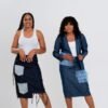 Jeans "Balanced" Skirt Suit