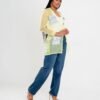 Neon Yellow "Stand Out" Cargo Pockets Cardigan