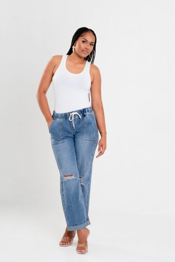 Light Boyfriend Jeans Pants