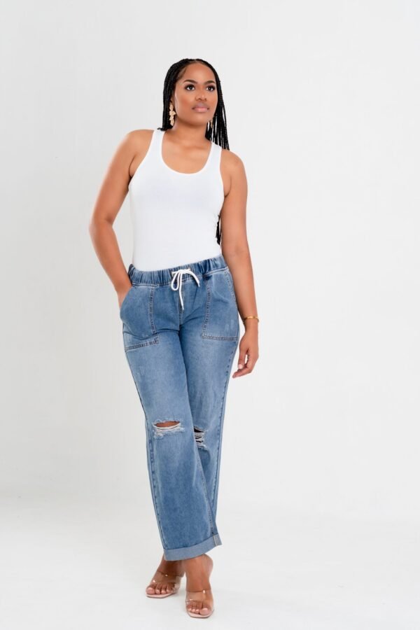 Light Boyfriend Jeans Pants