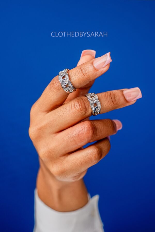 Silver Crystal Rings