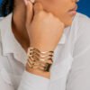 Gold Bars Cuff