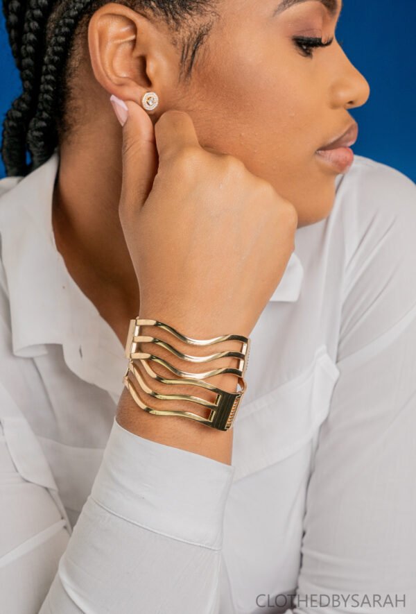 Gold Bars Cuff