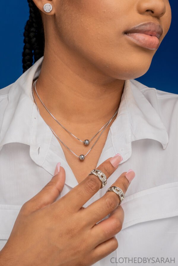 Silver Double Chain