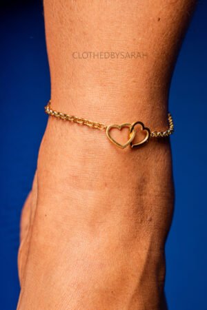 Gold Heart Anklet