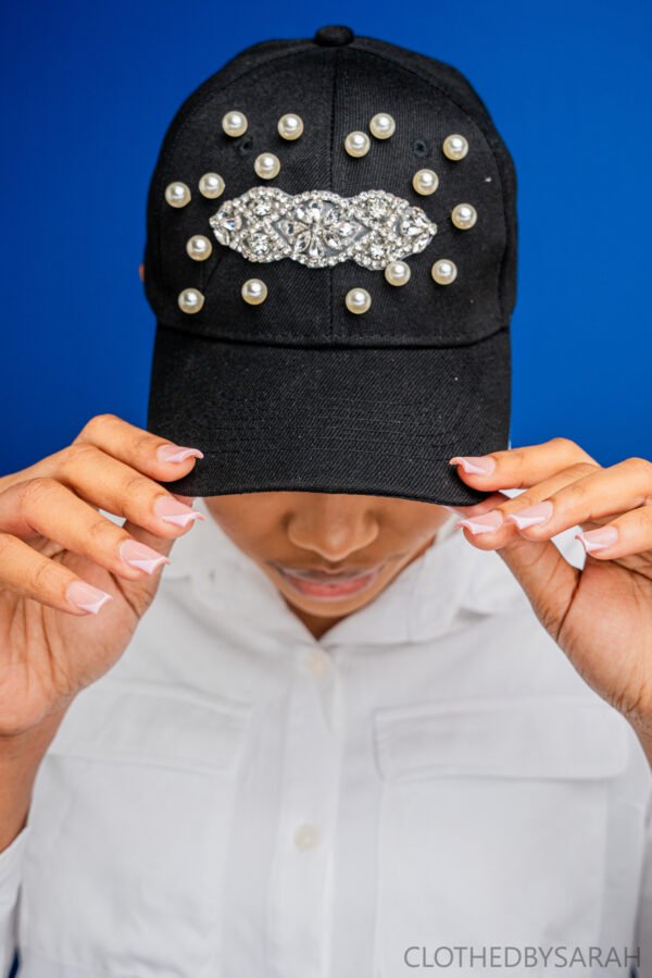 Black Pearl & Diamond Hat