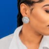 Silver Crystal Earrings