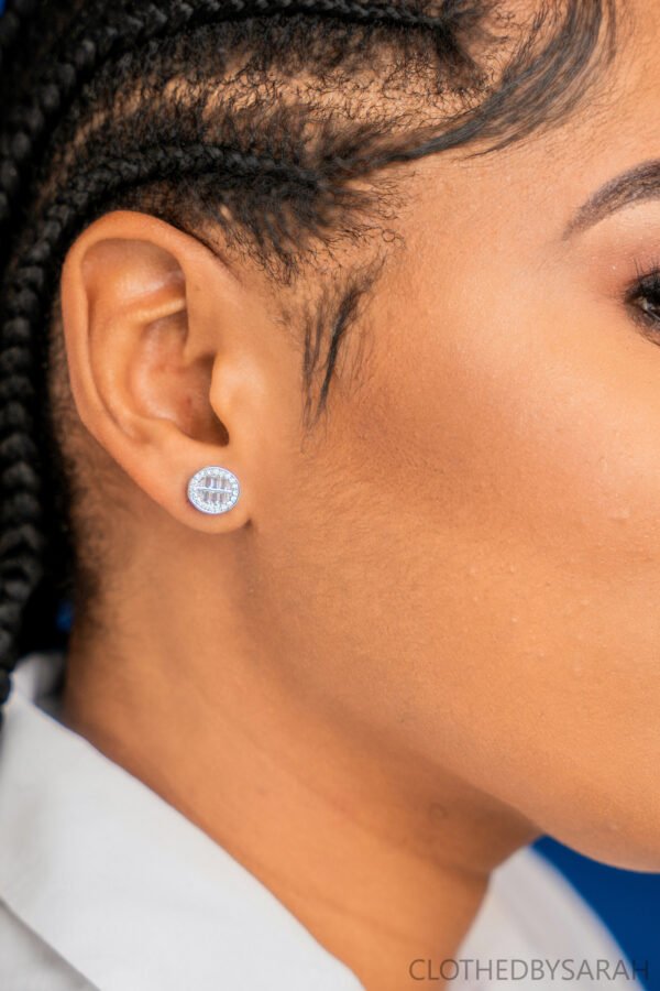 Silver Crystal Earrings