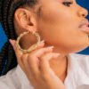 Gold Twist Hoops