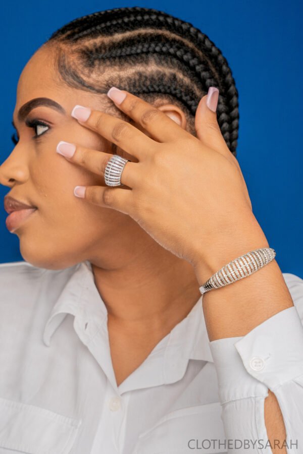 Silver Diamond Set