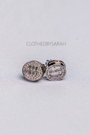Silver Crystal Earrings