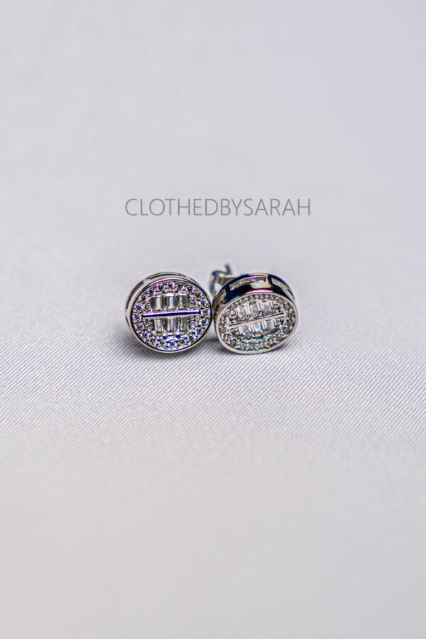 Silver Crystal Earrings